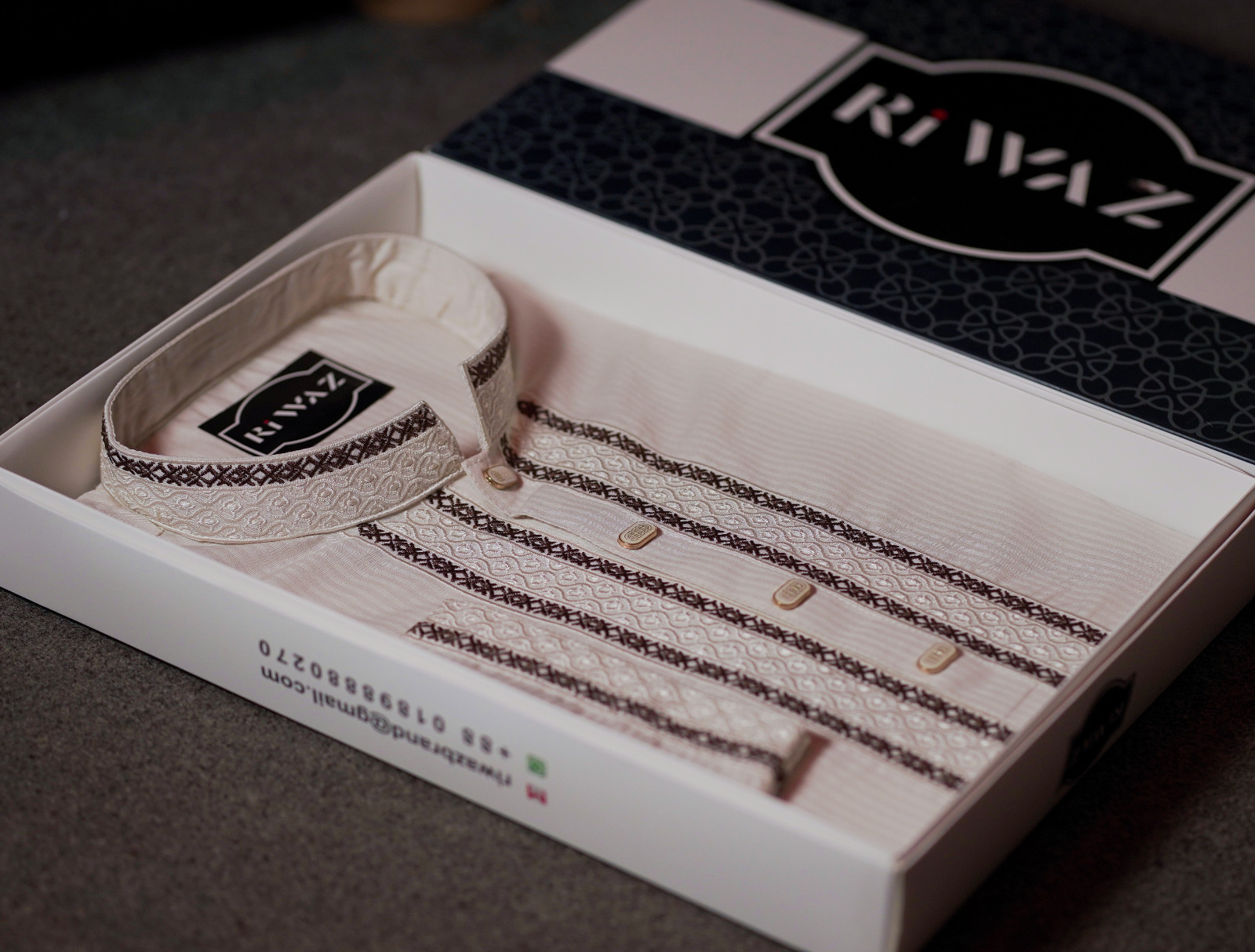 প্রিমিয়াম কটন এমব্রয়ডারি পাঞ্জাবি