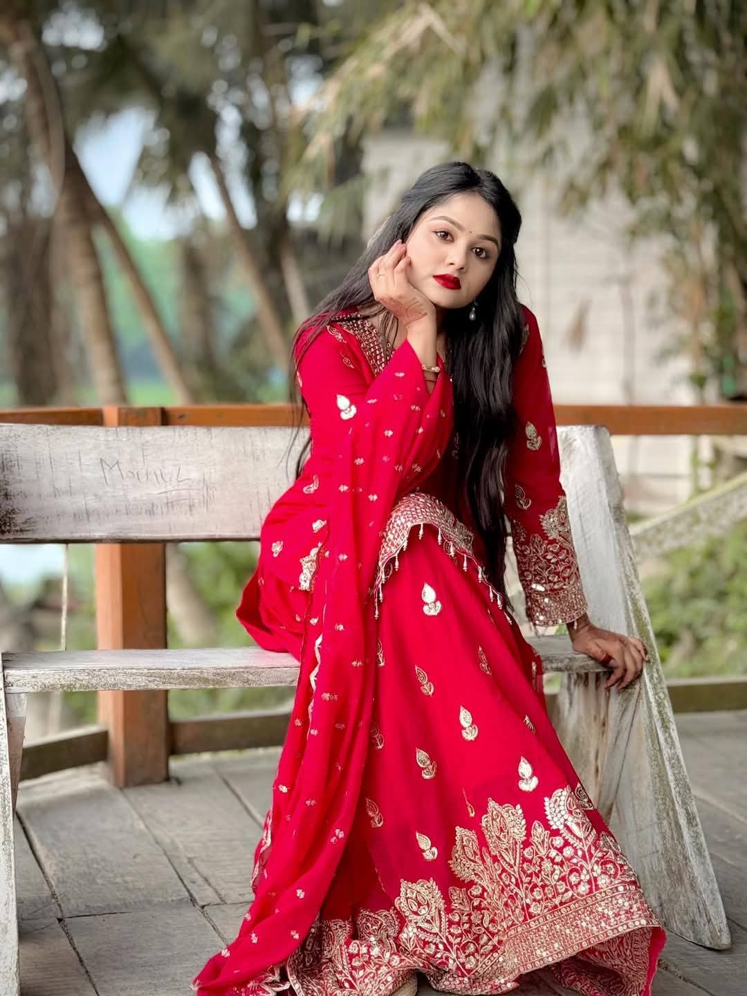 ফক্স জর্জেট থ্রি পিস