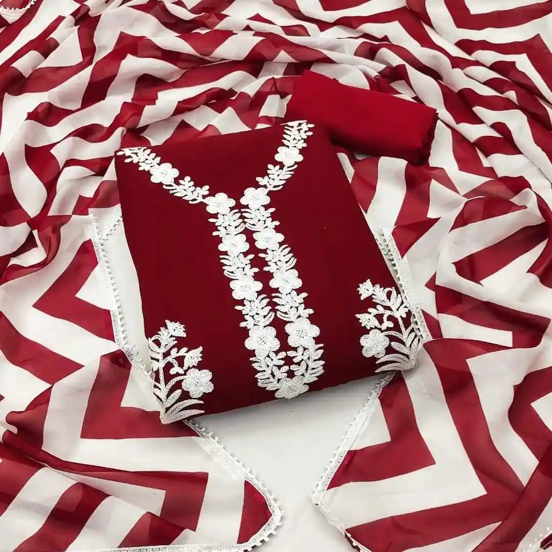 কাশ্মীরি আরে এমব্রয়ডারি থ্রি পিস